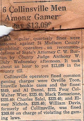 6 Collinsville Illinois Men Fined for Violating Gaming Laws